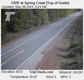 US97 at Spring Creek (Top of Grade)
